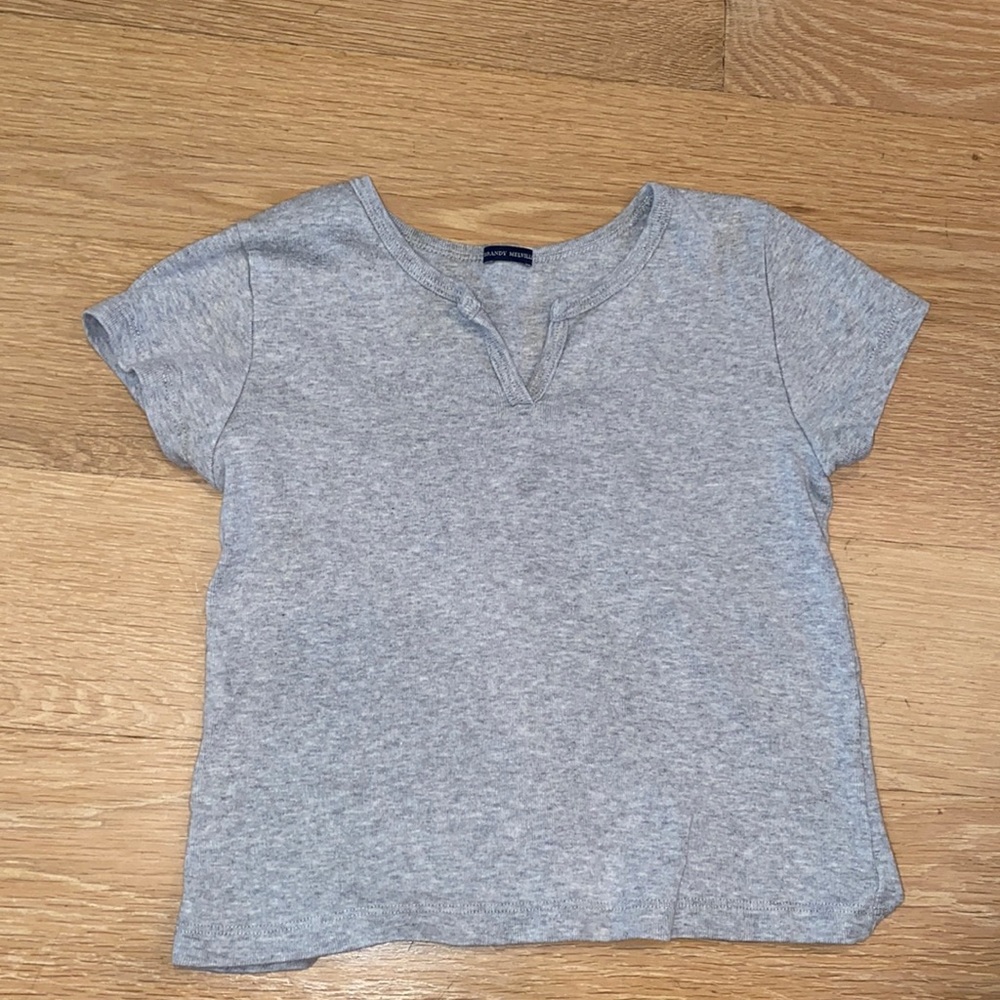 GREY BRANDY MELVILLE TOP